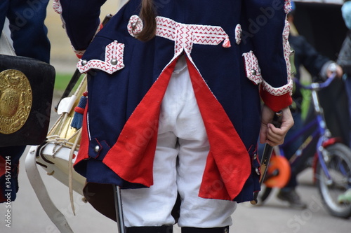 Reenactment: Soldatenrock aus dem 18. Jahrhundert