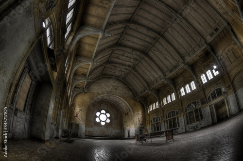 Abandoned hospital sanatorium Beelitz Heilstaetten  Germany