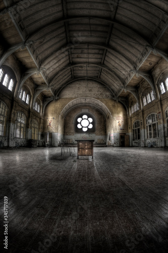 Abandoned hospital sanatorium Beelitz Heilstaetten  Germany