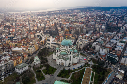 Belgrade landscape city view, Serbija photo