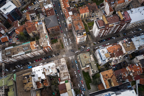 Aerial Townscape of Belgrade, Serbia