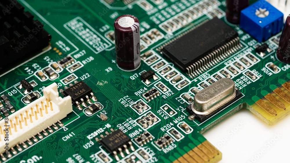 Closeup on electronic board and Electronic device,background Closeup on electronic board and Electronic device,background