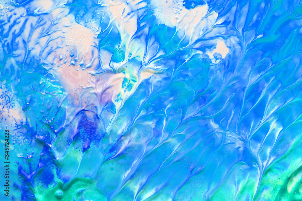 Abstract fluid blue green pattern background. Cosmic sea waves, stains of paint, creative liquid art. Colors of the planet earth Abstract fluid blue green pattern background. Cosmic sea waves, stains of paint, creative liquid art. Colors of the planet earth
