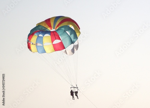 Fototapeta Naklejka Na Ścianę i Meble -  paragliding in the sky