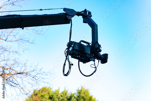 TV camera on the crane