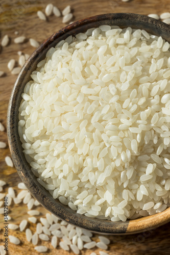 Raw Organic Dry White Rice