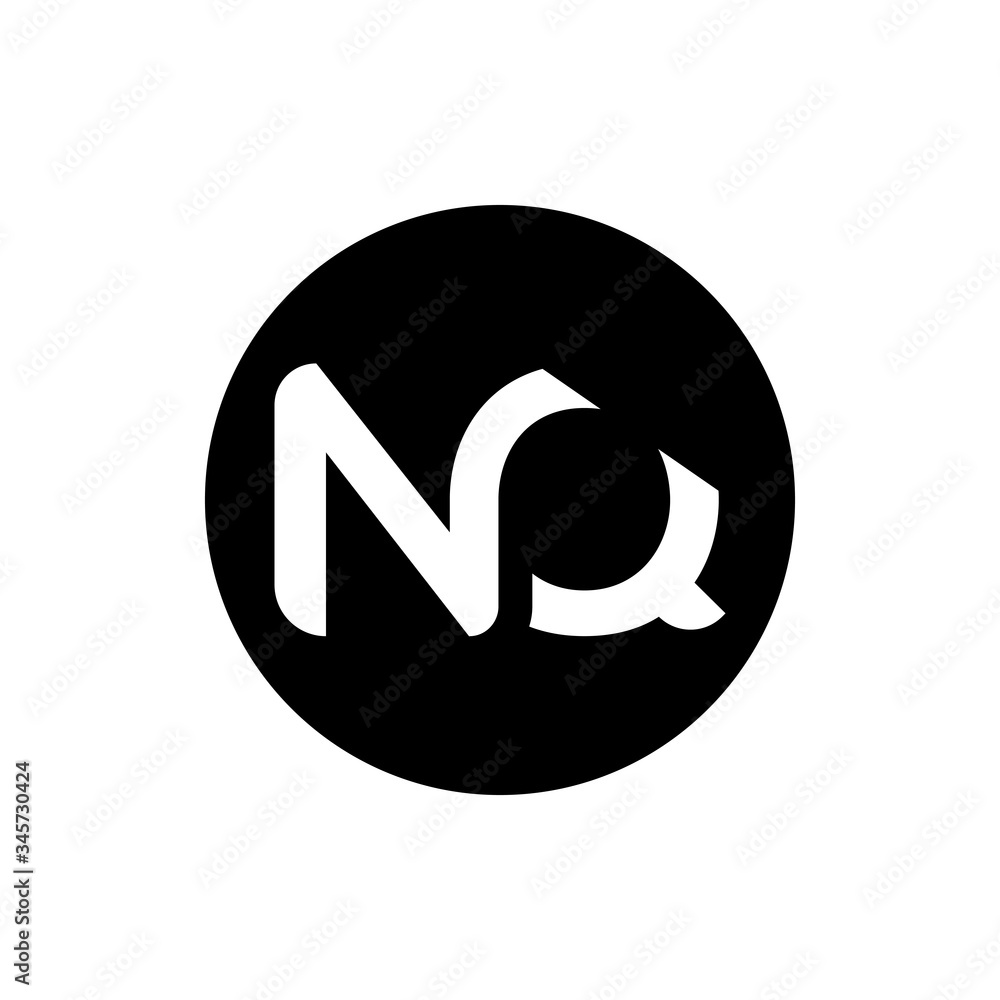 Initial Letter NQ Logo Design Vector Template. Creative Abstract NQ Letter Logo Design Initial Letter NQ Logo Design Vector Template. Creative Abstract NQ Letter Logo Design