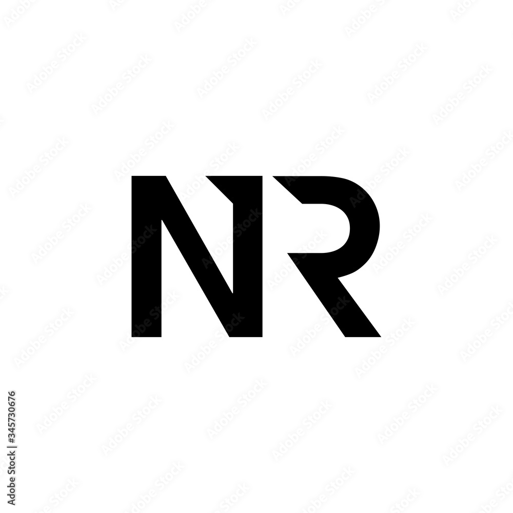 Initial Letter NR Logo Design Vector Template. Creative Abstract NR Letter Logo Design Initial Letter NR Logo Design Vector Template. Creative Abstract NR Letter Logo Design