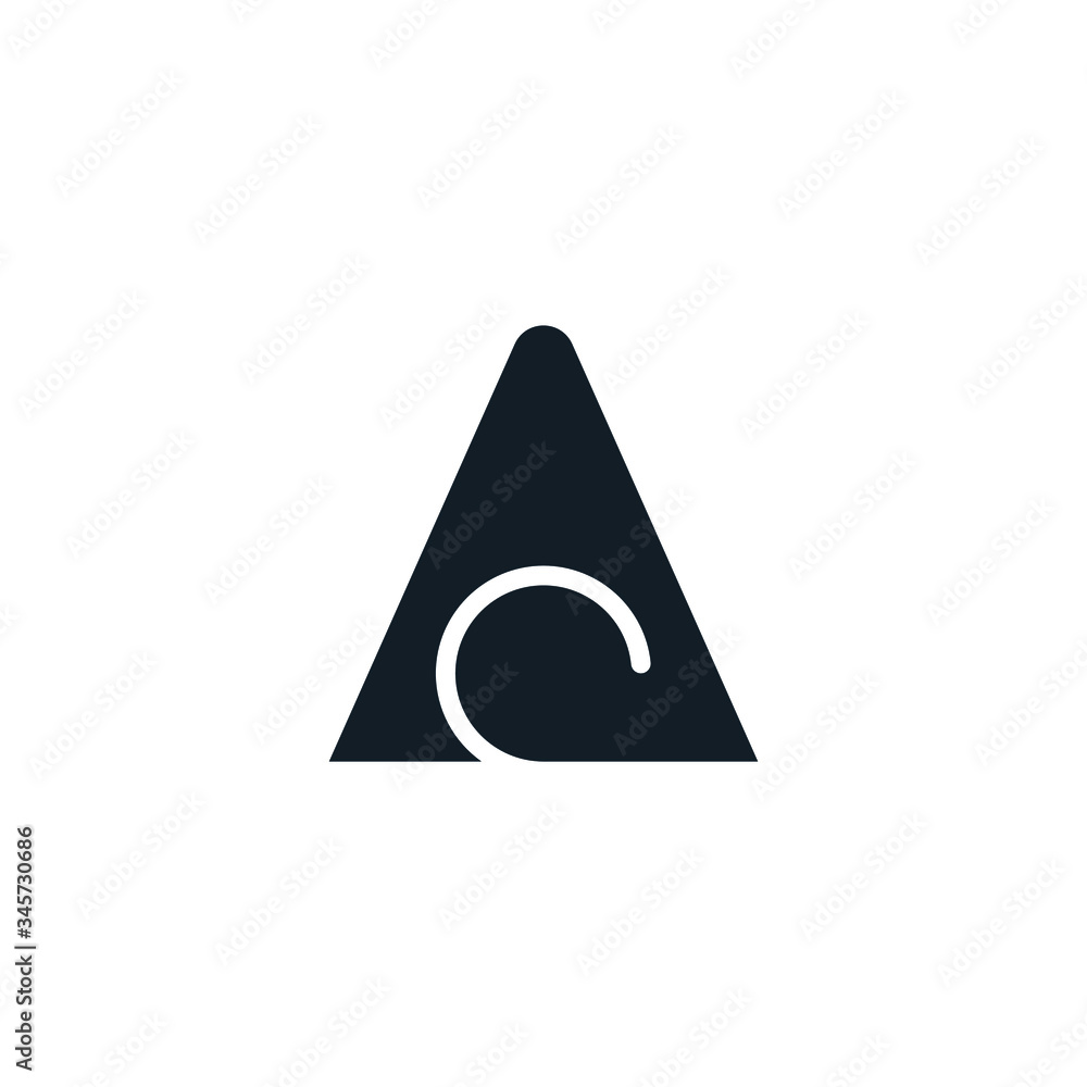 Fototapeta premium Letter A logo, Variations of A, Vector Art minimalist, flat, Concepts, Abstract, Company logos, Multicolors, Brilliant concept for business startups, Explorations, Lineart Vectors