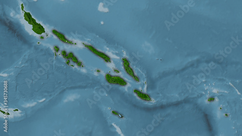 Solomon Islands, satellite B - dark glow