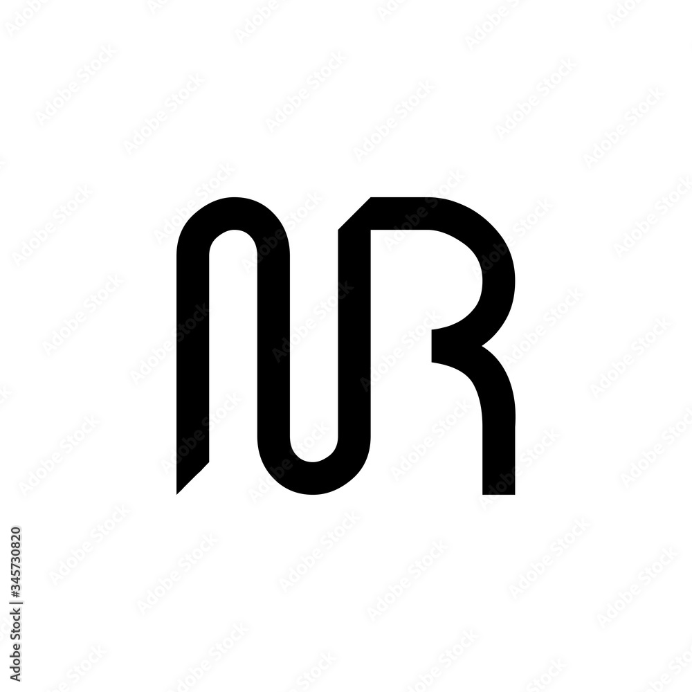 Initial Letter NR Logo Design Vector Template. Creative Abstract NR Letter Logo Design Initial Letter NR Logo Design Vector Template. Creative Abstract NR Letter Logo Design