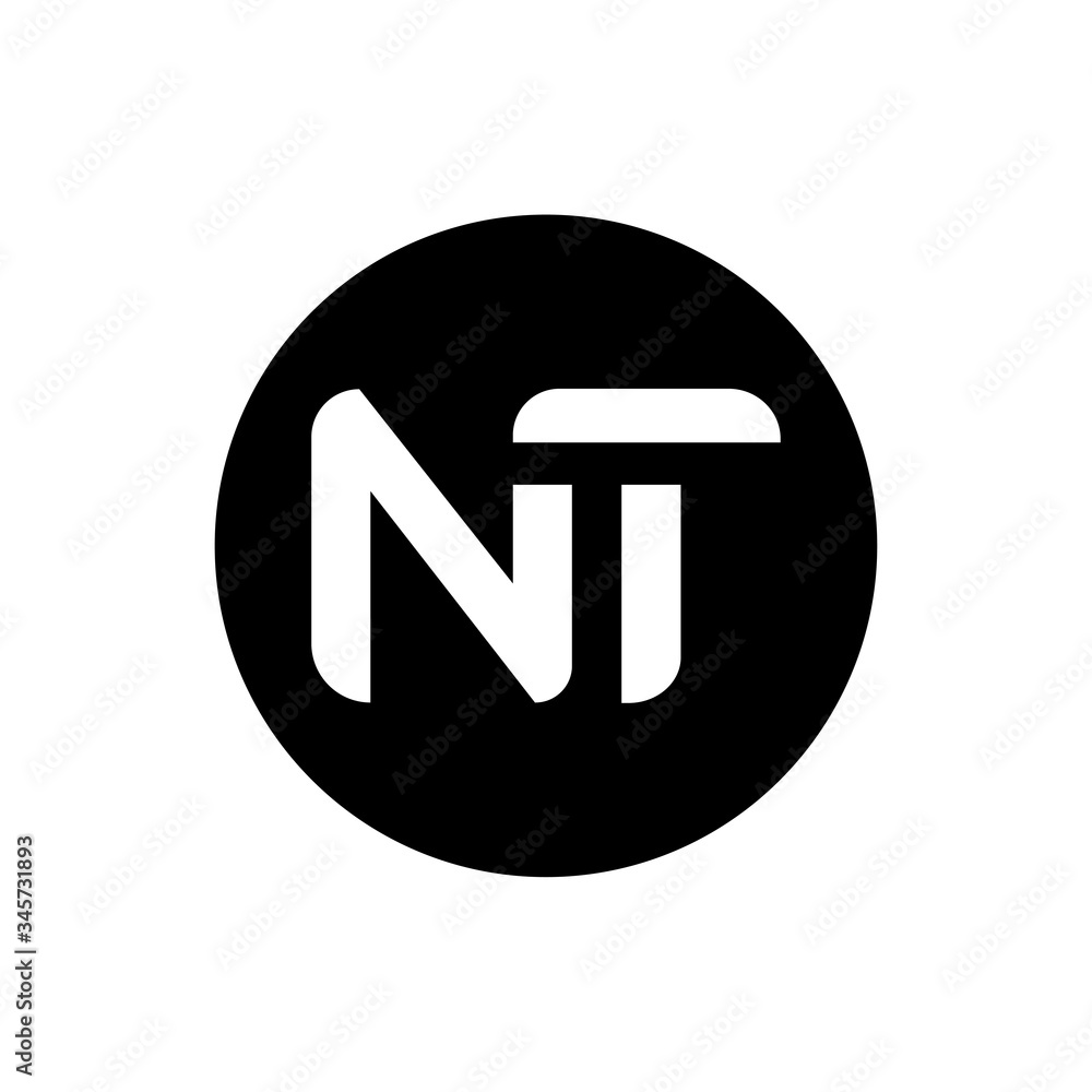 Initial Letter NT Logo Design Vector Template. Creative Abstract NT Letter Logo Design Initial Letter NT Logo Design Vector Template. Creative Abstract NT Letter Logo Design