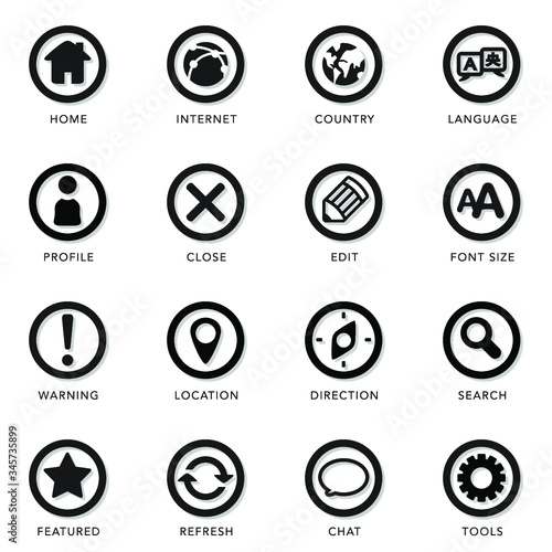 Navigation Icon Set