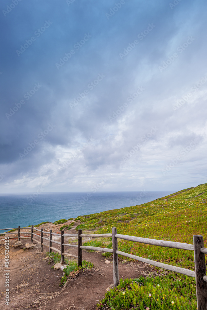 Atlantic Coast landscape at Cabo da Roca, Portugal