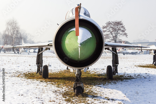 Front view of a Mig21 Fishbed photo