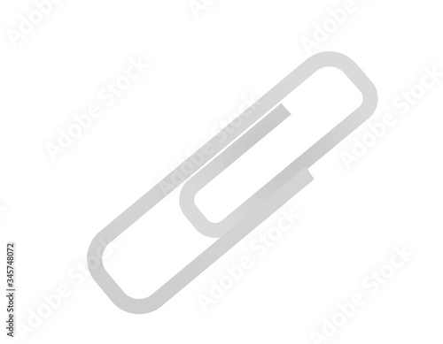 Wallpaper Mural Isolated paper clip. vector illustration Torontodigital.ca