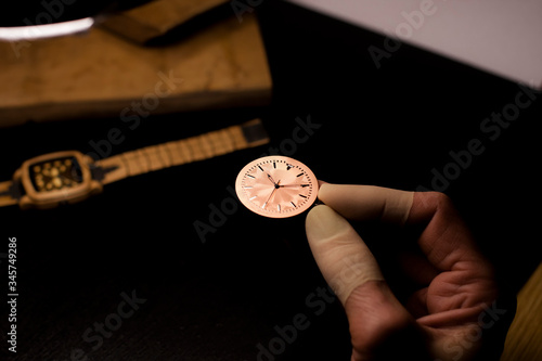 Handmade precision watch dial manufacture
