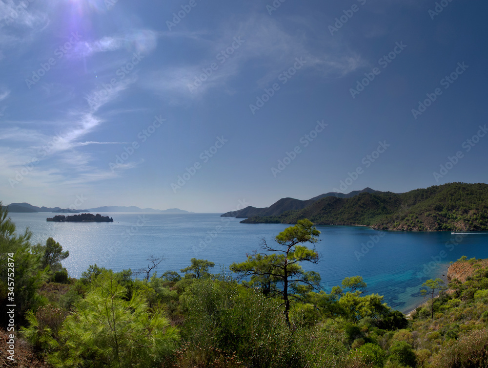 the picturesque surroundings of the Marmaris inTurkey.
seascape panorama Marmaris inTurkey, beautiful coast , Mediterranean Sea. the picturesque surroundings of the Marmaris inTurkey.
seascape panorama Marmaris inTurkey, beautiful coast , Mediterranean Sea.