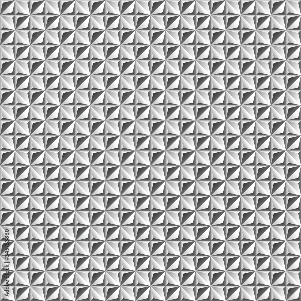 Abstract 3d geometric background with four pointed star Abstract 3d geometric background with four pointed star