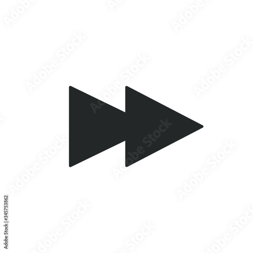Free Download next arrow icon for music app icon vector illustration - GFXLoad