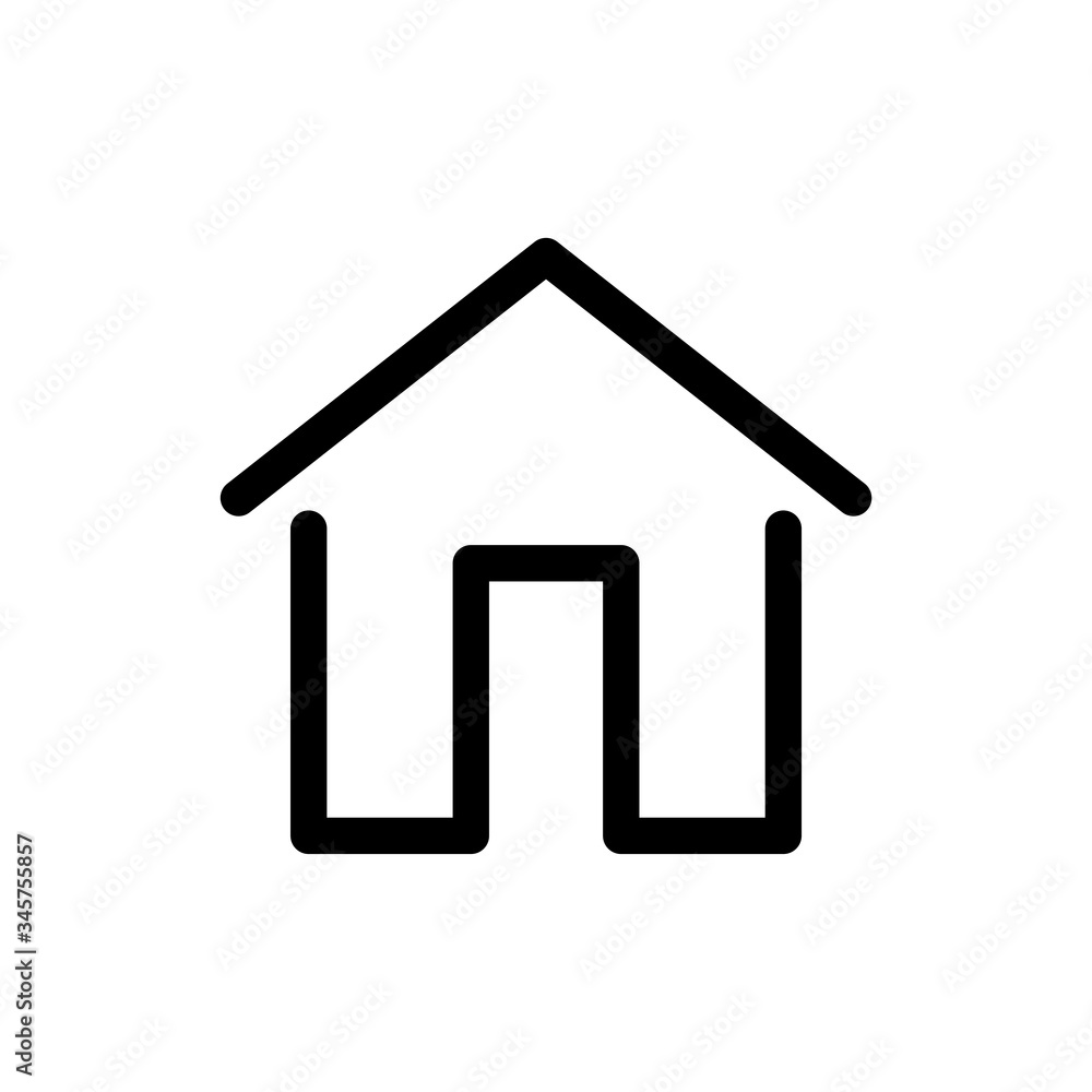 Home icon vector illustration.home icon for web Home icon vector illustration.home icon for web