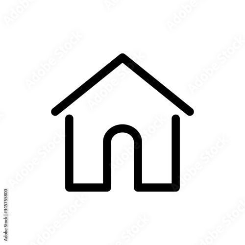 Home icon vector illustration.home icon for web