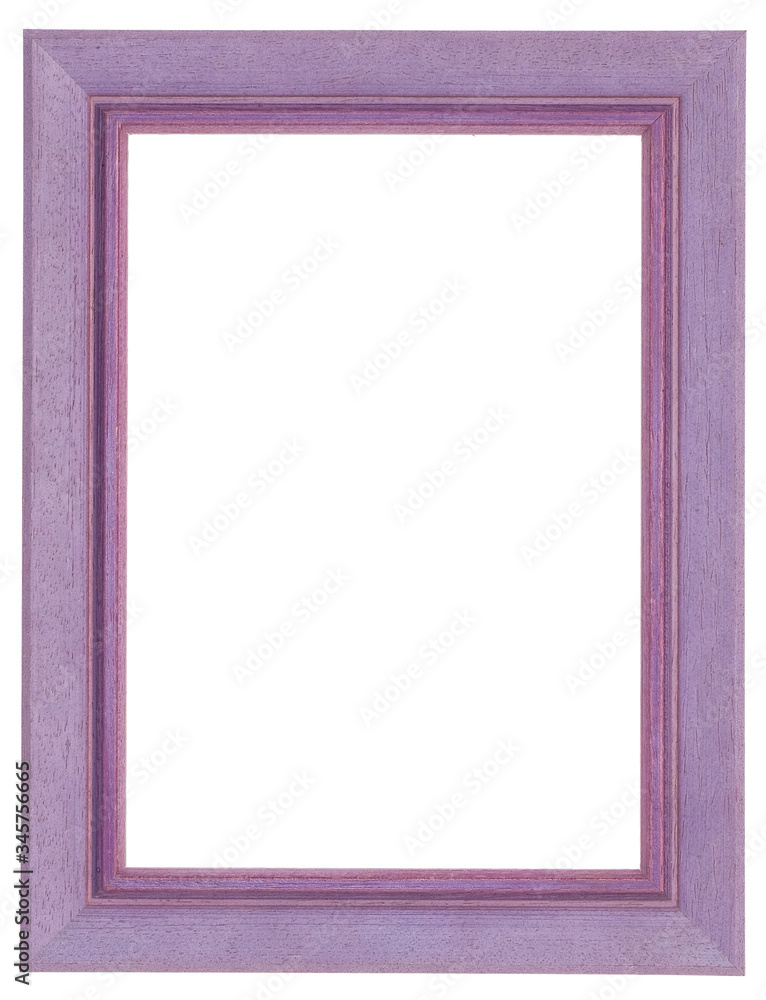 Lilac photo frame. Isolated object Lilac photo frame. Isolated object