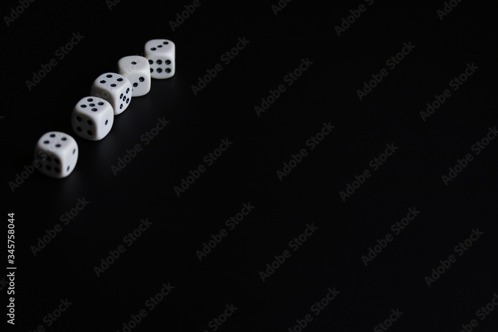 casino chips and dice