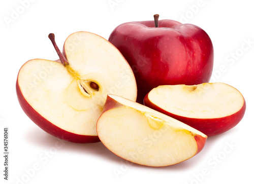 czerwone pyszne jabłko