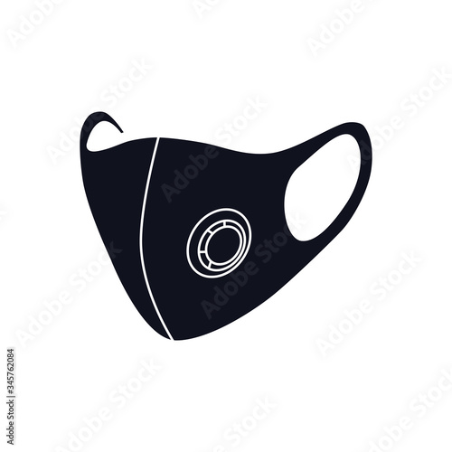 Mask icon vector in trendy flat design