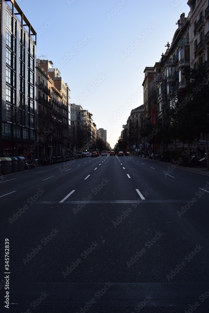 Barcelona city avenue