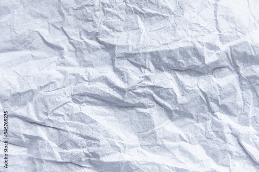 Obraz premium Paper texture. White crumpled paper background.