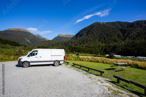 Road trip by rv, New Zealand