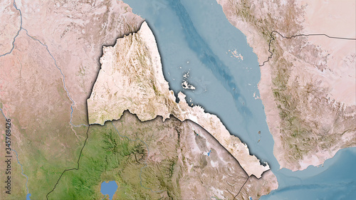 Eritrea, satellite C - dark glow