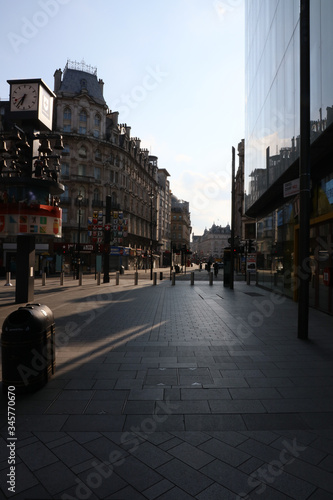 London street during lockdown. 