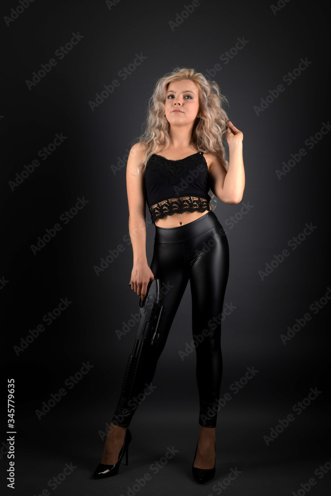 beautiful sexy girl holding gun beautiful sexy girl holding gun