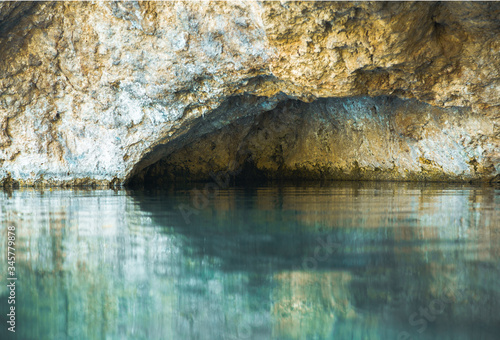 cave in the river