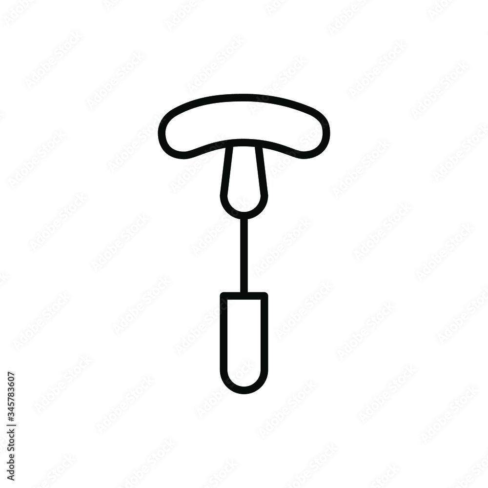BBQ fork icon template BBQ fork icon template