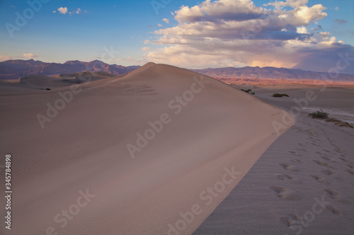 Dunes at sunset at Death Valley National Park in California