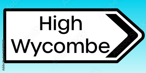 Sign to High Wycombe photo