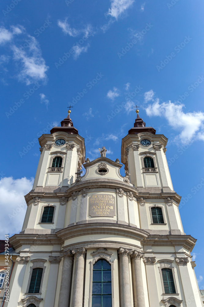 Minorite church in Eger, Hungary