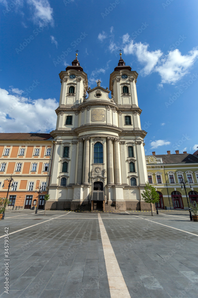 Fototapeta premium Minorite church in Eger, Hungary