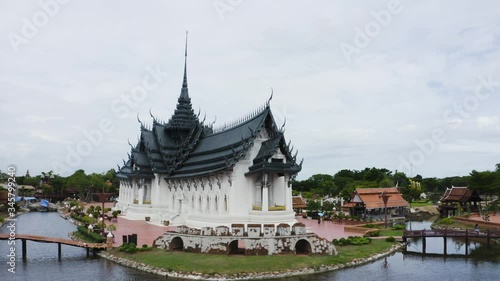  Aerial Nice , Architecture Sanphet Prasat Palace, Ancient City, Castle Bangkok, Thailand photo