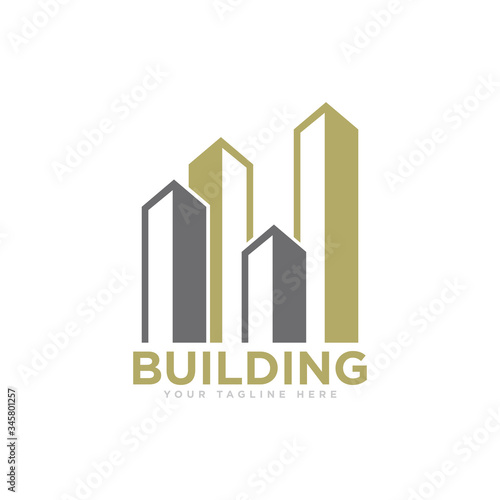 Building Construction Logo Design Vector