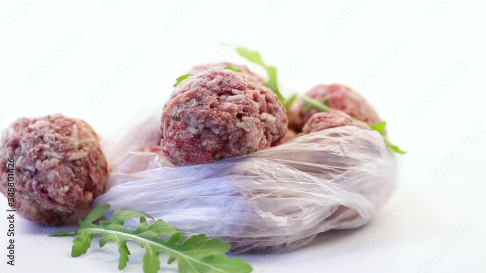 frozen raw meatballs from beef and pork with carrots and rice frozen raw meatballs from beef and pork with carrots and rice