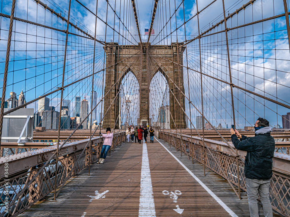Fototapeta premium Brooklyn Bridge w Nowym Jorku