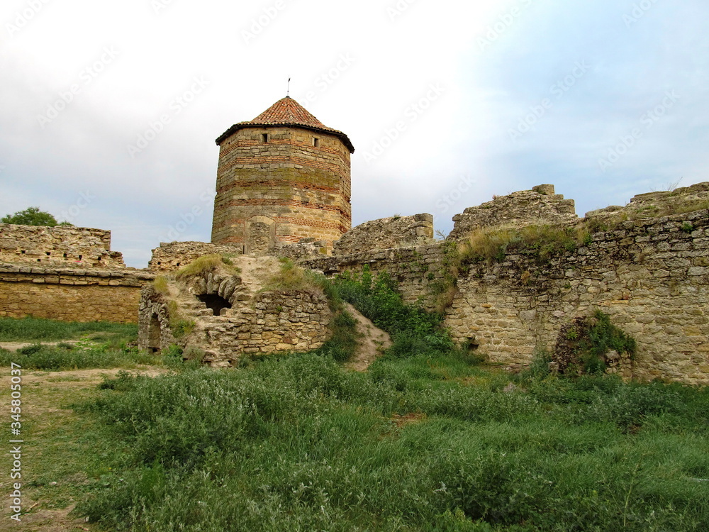Akkerman fortress, courtyard. Belgorod-Dniester.
