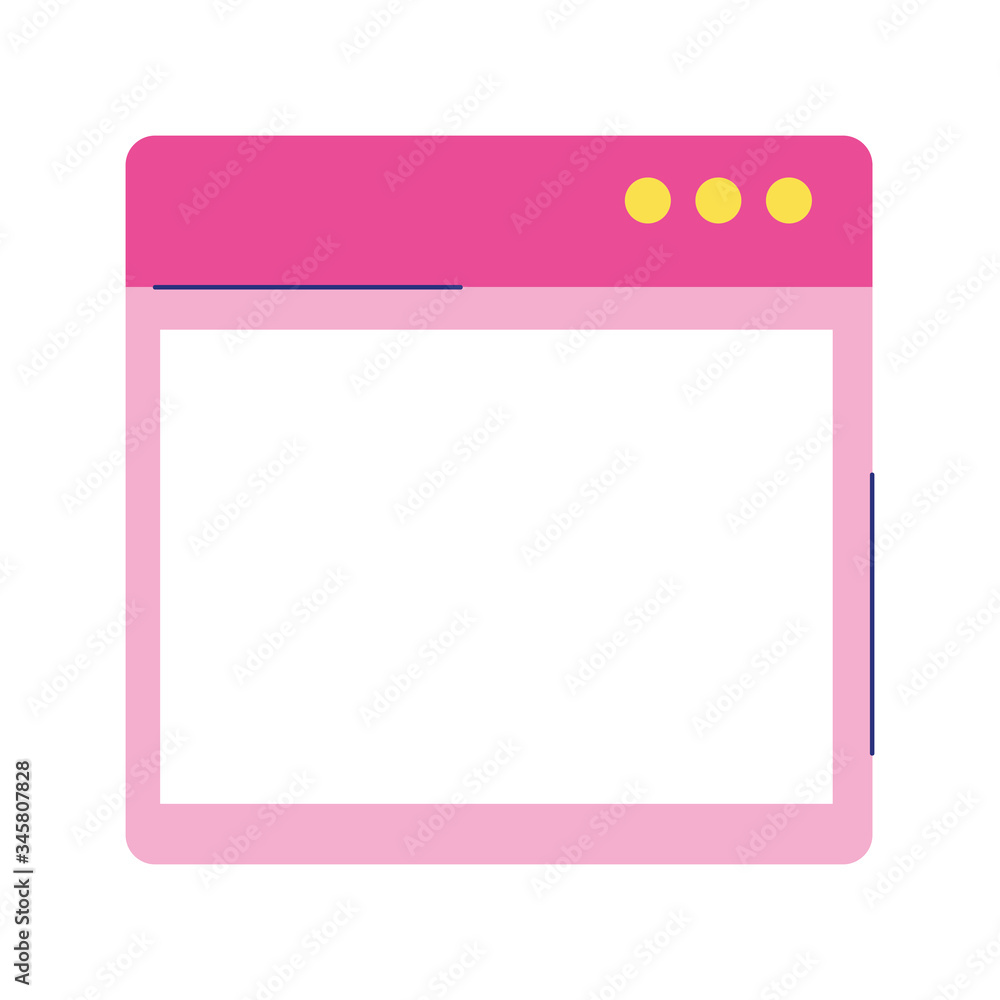 website digital isolated icon on white background website digital isolated icon on white background