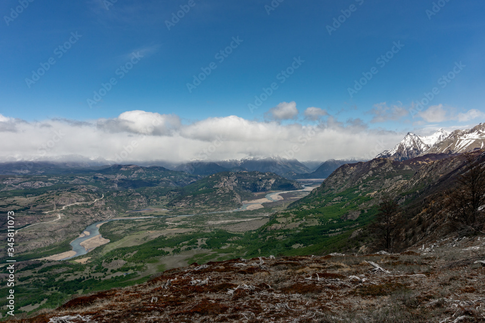 Naklejka premium This place is called Cerro Castillo, it is in Chile