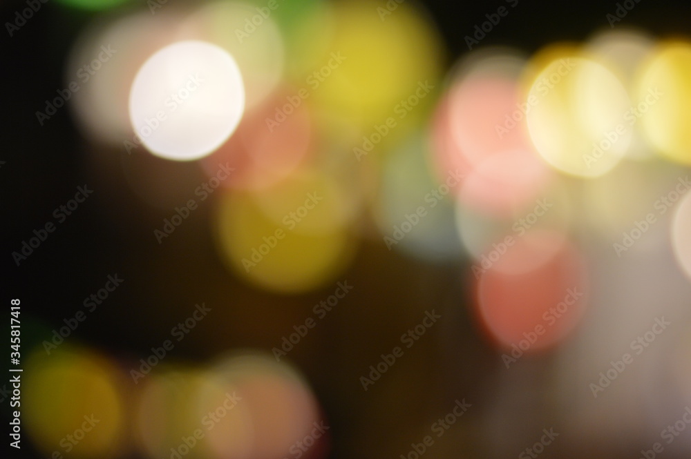 Bokeh images have yellow, pink, red, and other colors that are colorful. Bokeh images have yellow, pink, red, and other colors that are colorful.